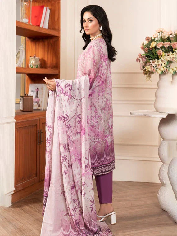 Modern Printed Embroidered Lawn Collection 2026 VOL-73 (D-04)