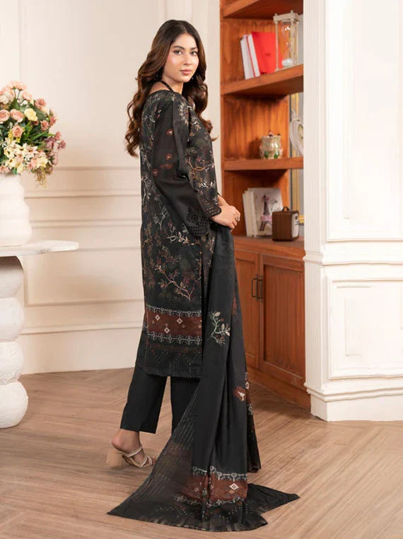 Modern Printed Embroidered Lawn Collection 2026 VOL-73 (D-09)