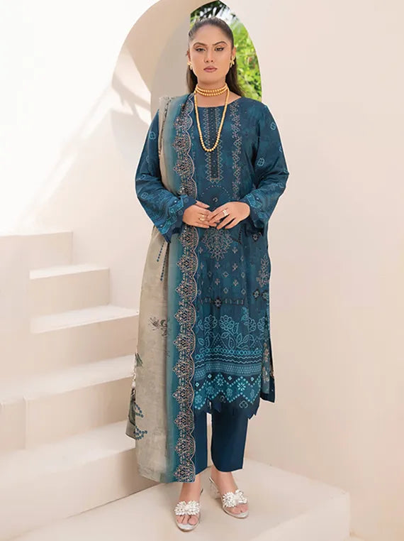 Modern Printed Embroidered Viscose Collection 2025 Vol-113 (MD-01)