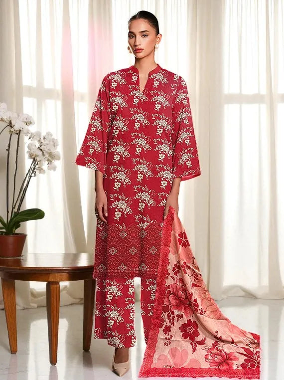 Modern Printed Embroidered Viscose Collection 2025 Vol-149 (D-04)