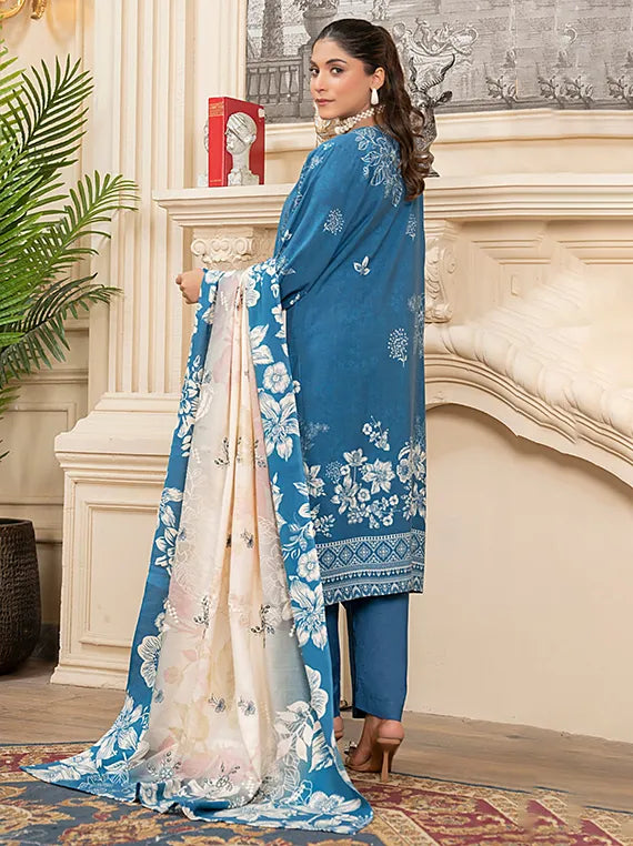 Modern Printed Embroidered Winter Slub Collection 2025 Vol-142 (MD-01)