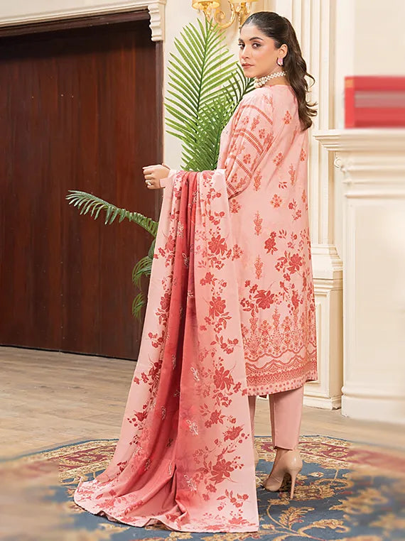 Modern Printed Embroidered Winter Slub Collection 2025 Vol-142 (MD-09)