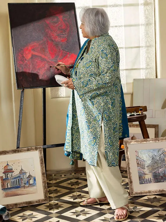 Mother's Tribute by Gul Ahmed Winter Unstitched Collection'26 (K-52005)