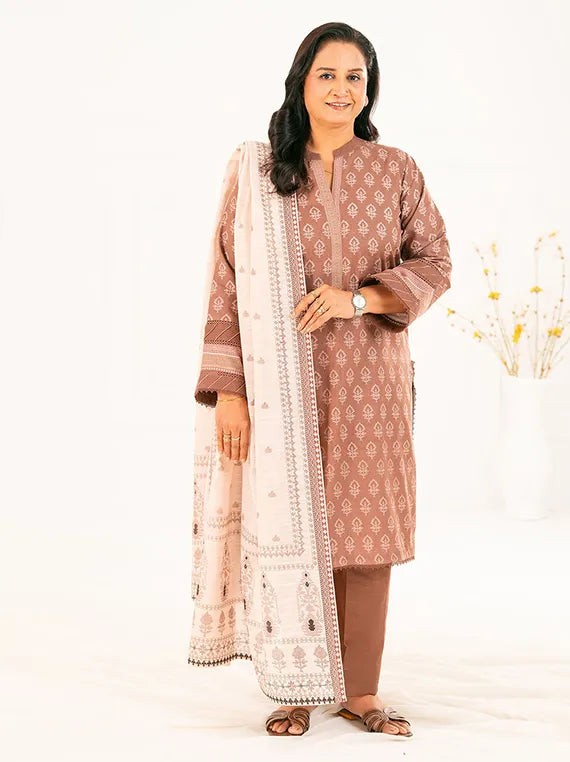 Mothers Love Printed Khaddar Collection 2025 by Gul Ahmed (K52106)