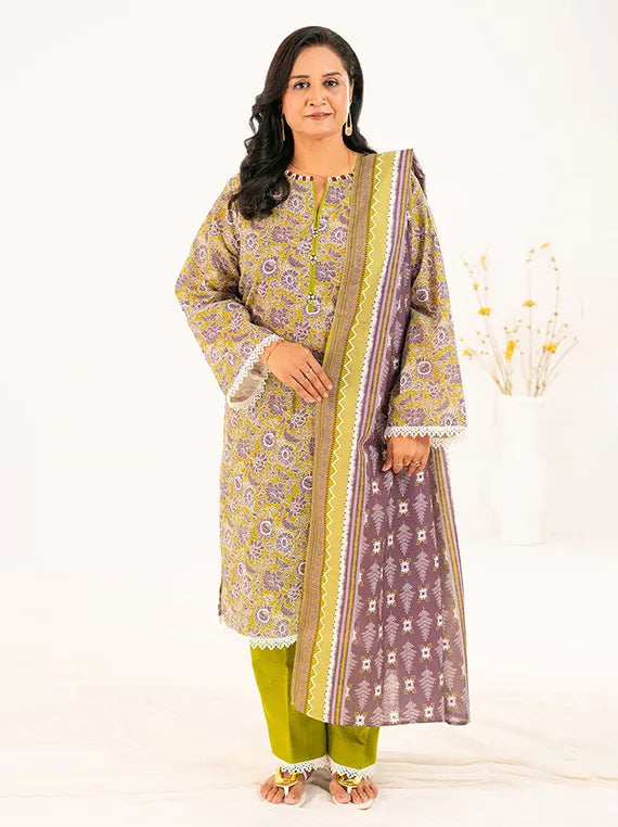 Mothers Love Printed Khaddar Collection 2025 by Gul Ahmed (K52116)