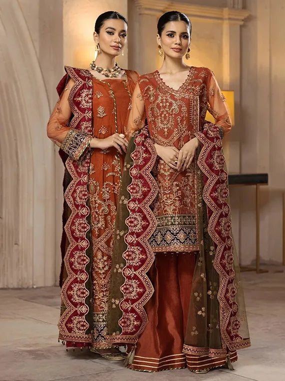Muhtesem by Alizeh Embroiderd Chiffon Collection 2026 (2105-Makbule)