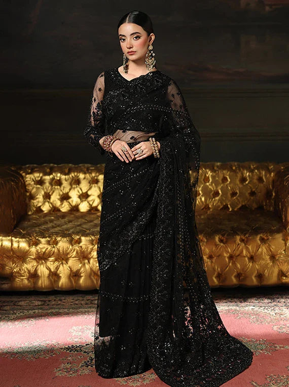 Multi Embroidered Fancy Chiffon Collection 2026 (AL-02)