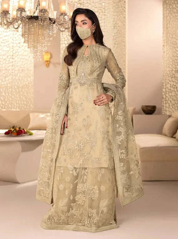 Multi Embroidered Fancy Chiffon Collection 2026 (DA-07)