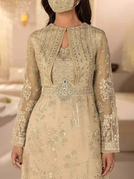 Multi Embroidered Fancy Chiffon Collection 2026 (DA-07)  Umar Poshak Mehal   Pakistani Designers Suits Biggest Range
