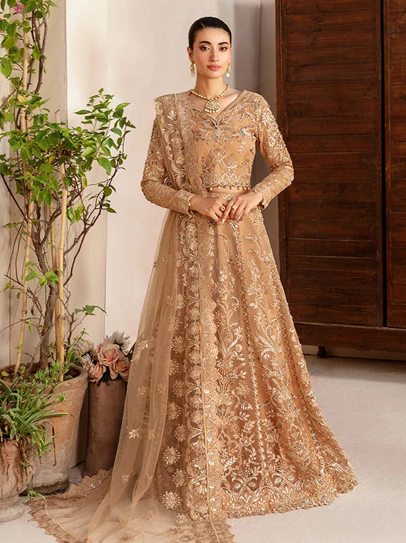 Multi Embroidered Fancy Chiffon Collection 2026 (HB-404)