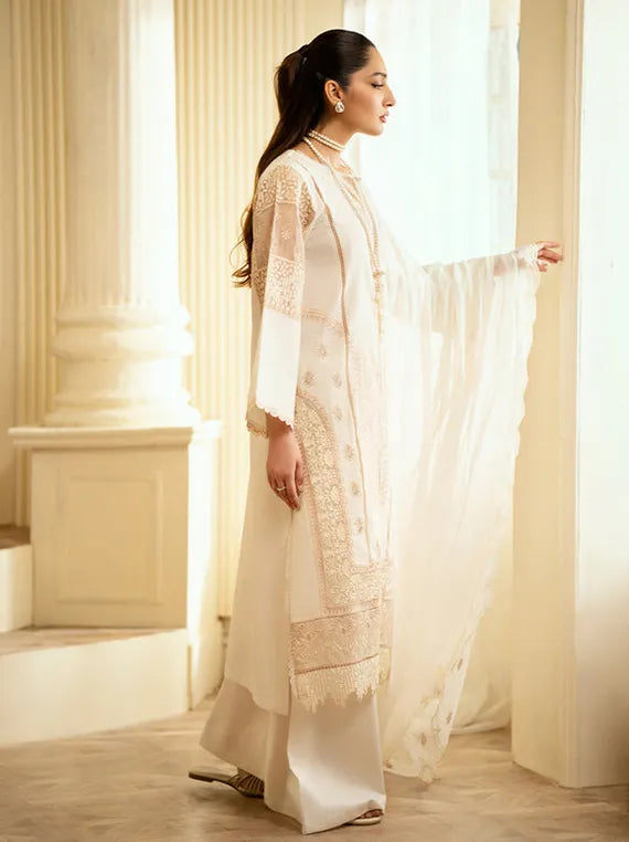 Multi Brand Embroidered Collection 2026 by Umar Poshak (07-OYSTER)