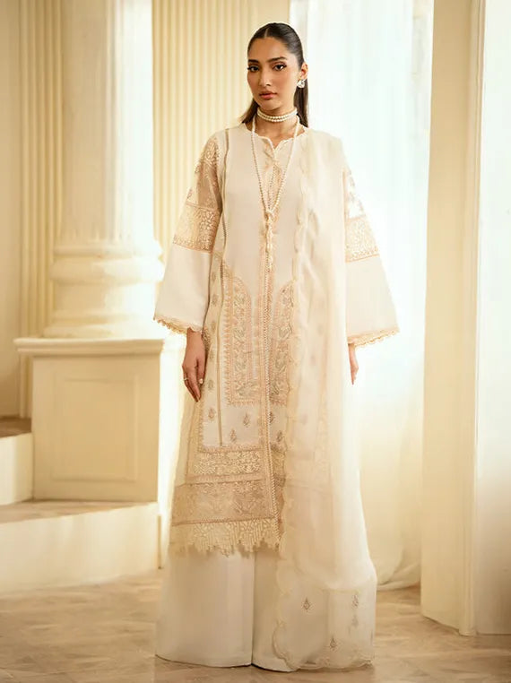 Multi Brand Embroidered Collection 2026 by Umar Poshak (07-OYSTER)