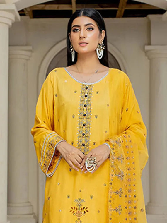 Multi Brand Embroidered Collection 2026 by Umar Poshak (D-02 Sanam Saeed)