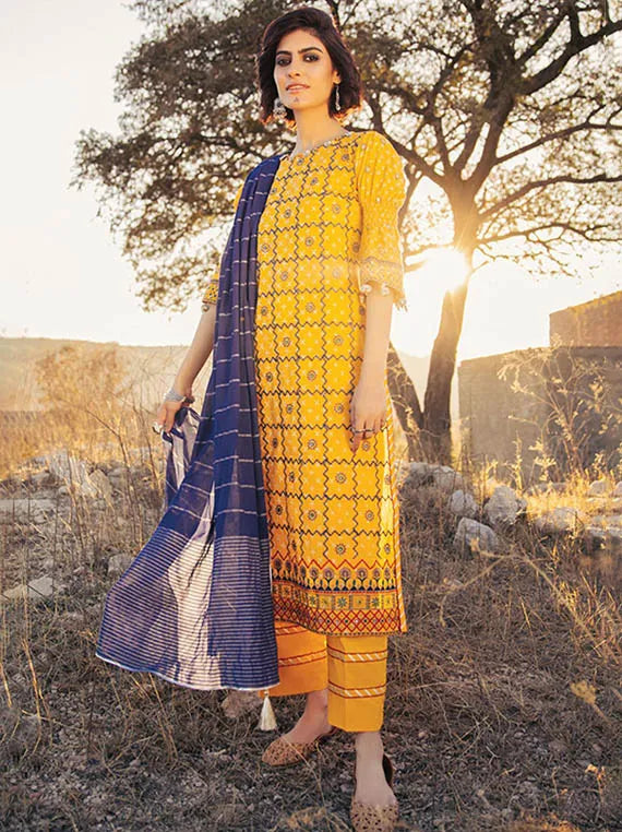 Multi Brand Lawn Collection 2025 (FEC-9022)
