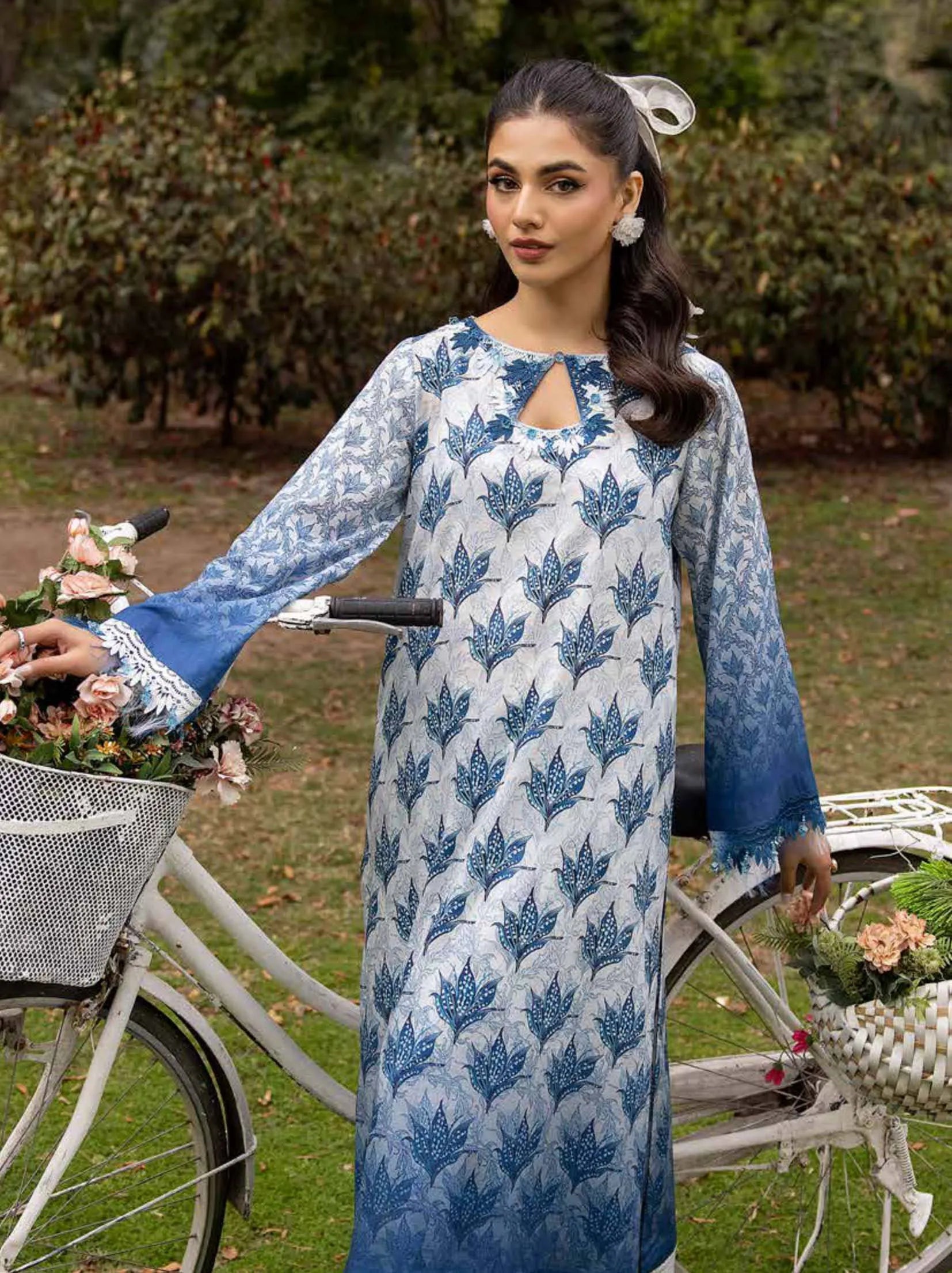 Muscari Kameez Shalwar Print Collection 2024 (MKS-800)
