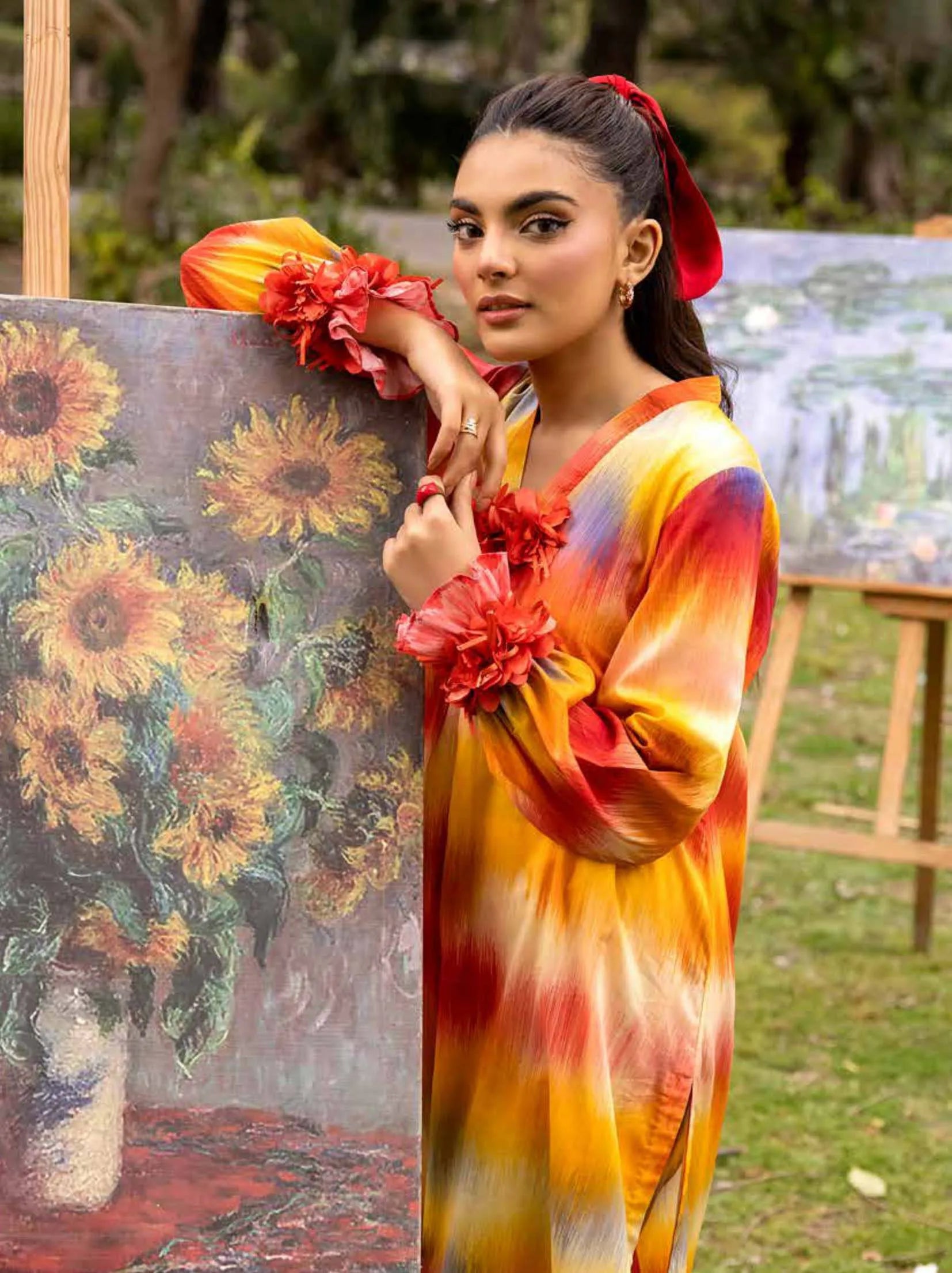 Muscari Kameez Shalwar Print Collection 2024 (MKS-801)