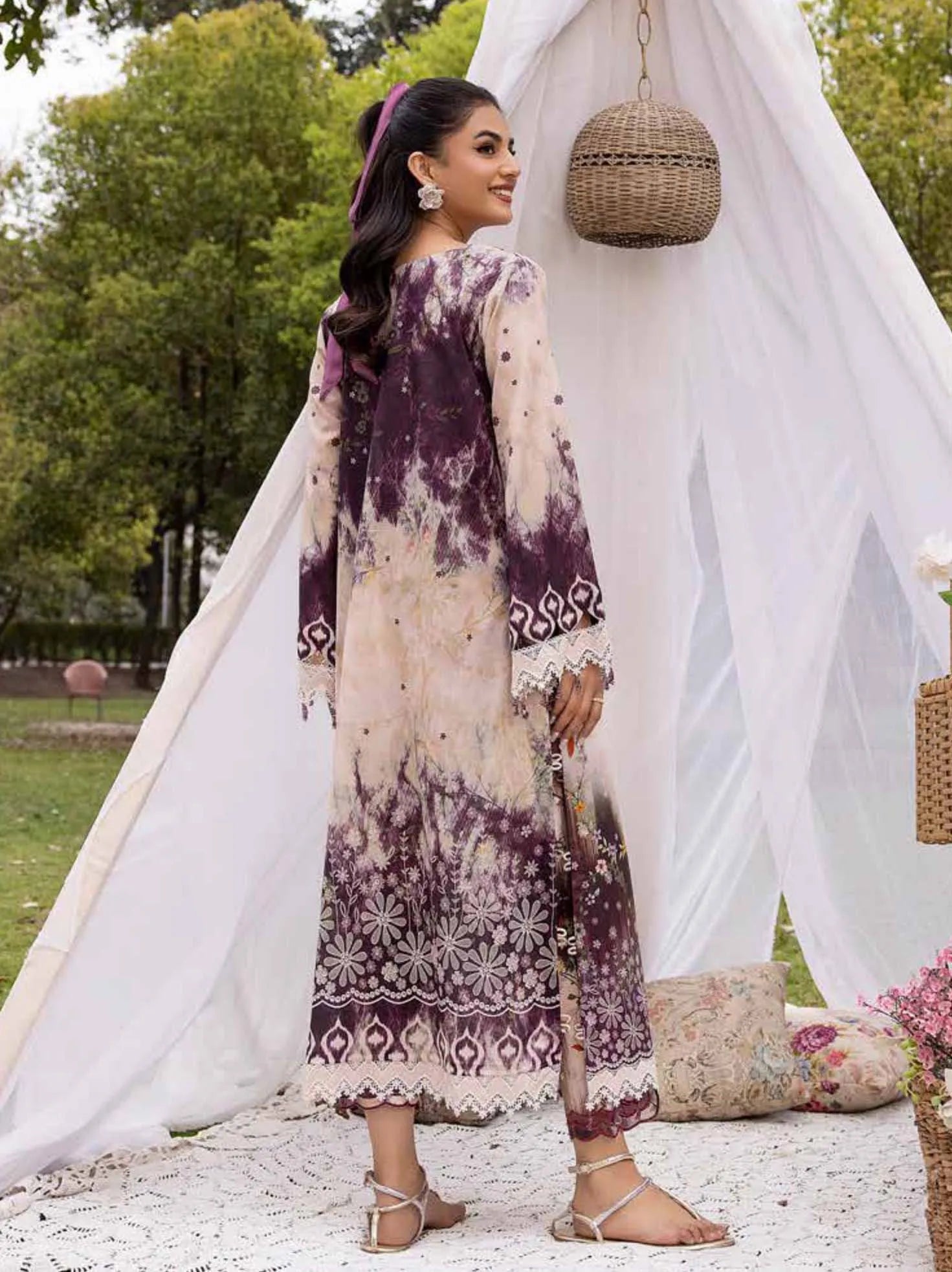 Muscari Kameez Shalwar Print Collection 2024 (MKS-802)