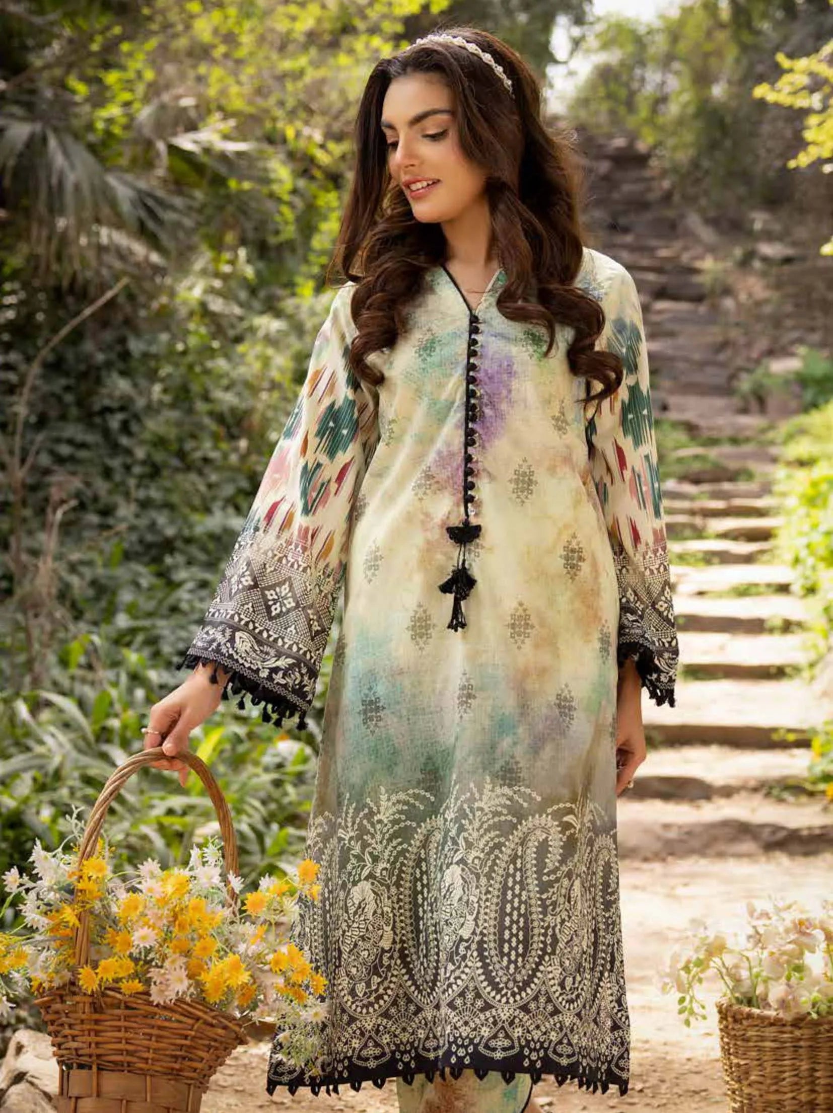 Muscari Kameez Shalwar Print Collection 2024 (MKS-803)