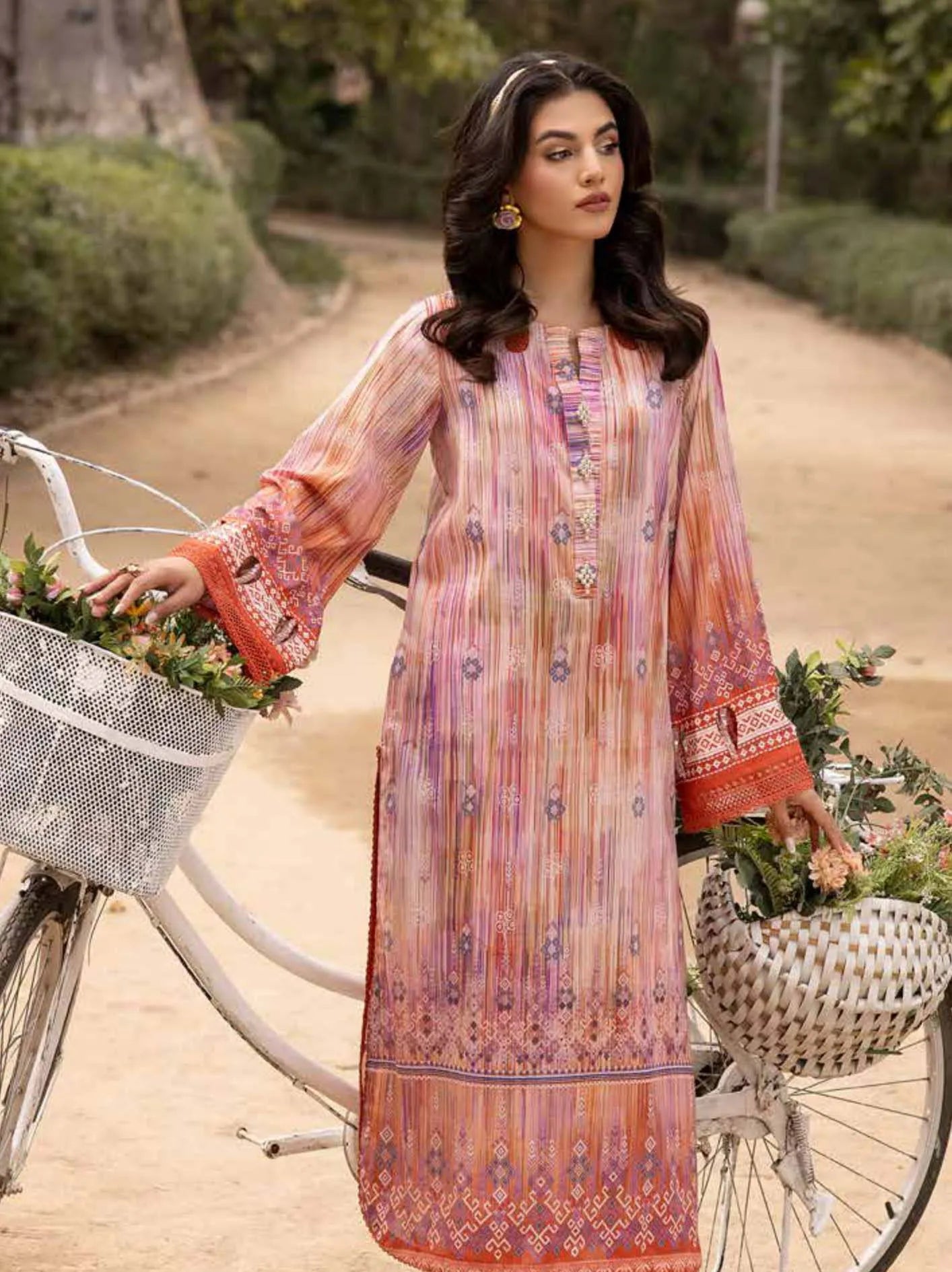 Muscari Kameez Shalwar Print Collection 2024 (MKS-807)