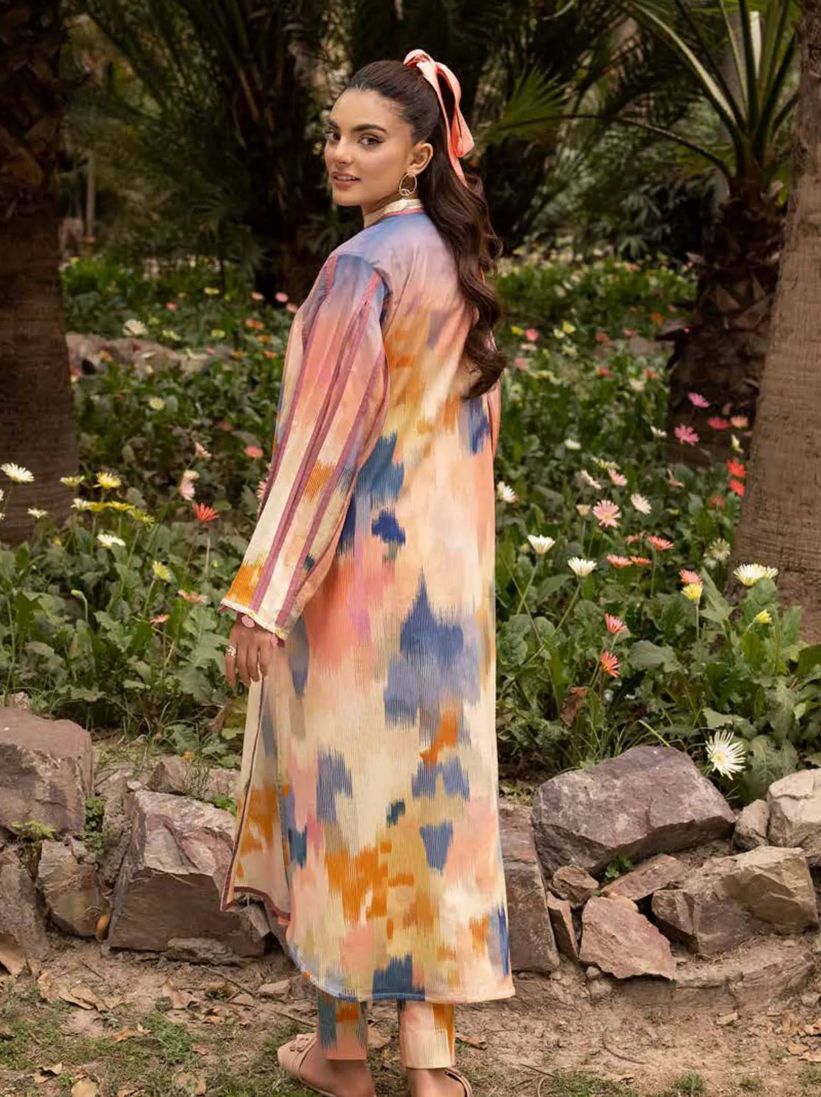 Muscari Kameez Shalwar Print Collection 2024 (MKS-808)