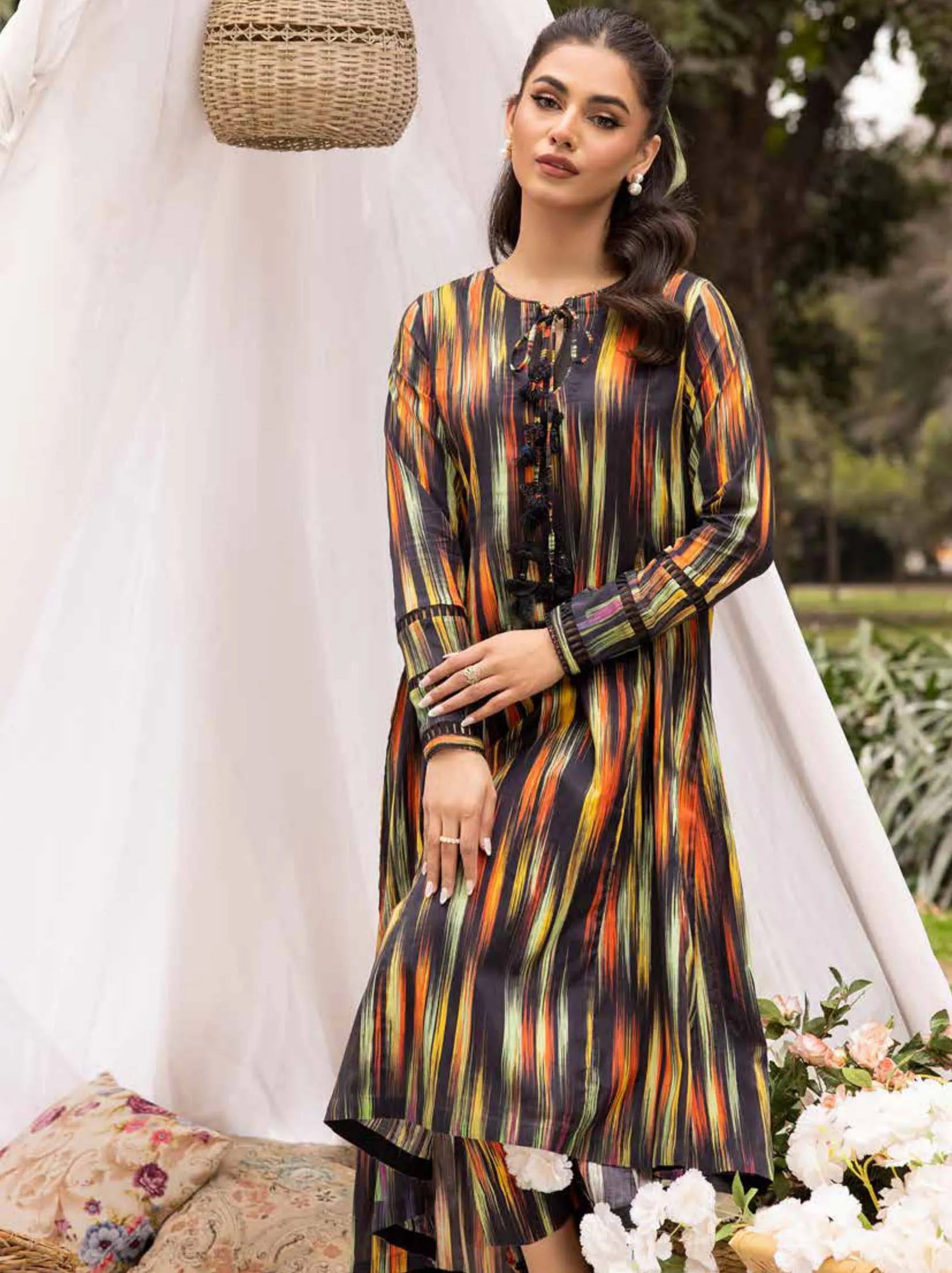 Muscari Kameez Shalwar Print Collection 2024 (MKS-809)