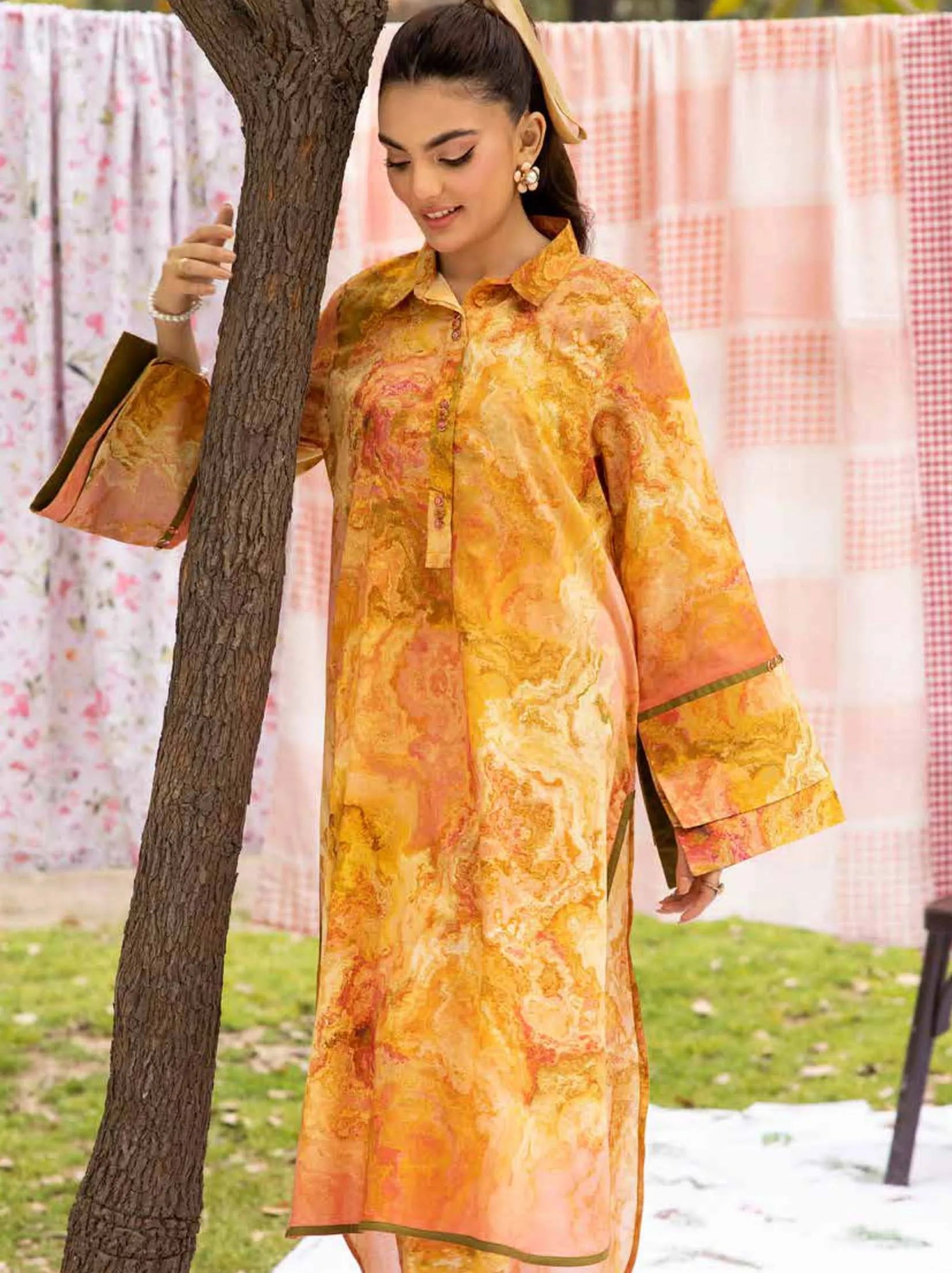 Muscari Kameez Shalwar Print Collection 2024 (MKS-810)