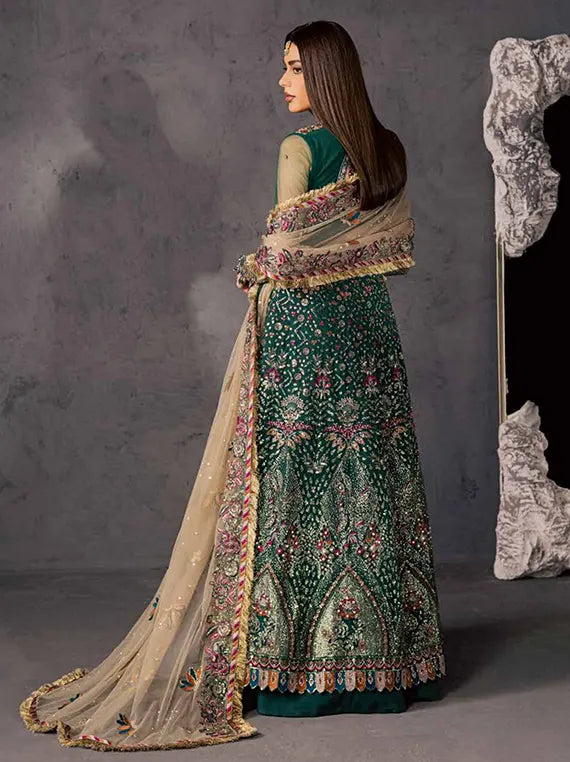 Muse Formals by Nureh Embroidered Net Unstitched Collection'26 (NFM-01)
