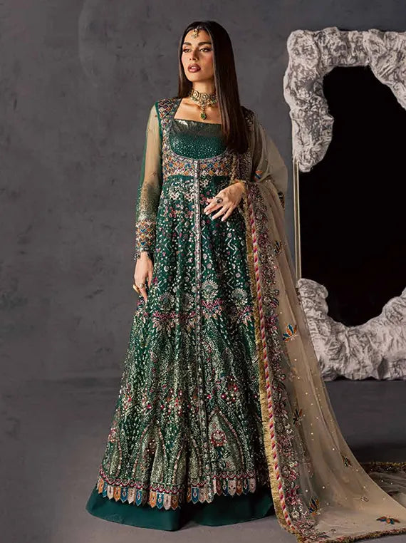 Muse Formals by Nureh Embroidered Net Unstitched Collection'26 (NFM-01)