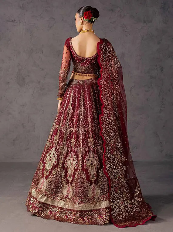 Muse Formals by Nureh Embroidered Net Unstitched Collection'26 (NFM-02)
