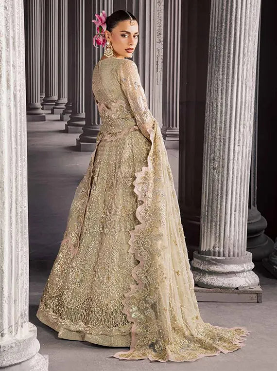 Muse Formals by Nureh Embroidered Net Unstitched Collection'26 (NFM-03)