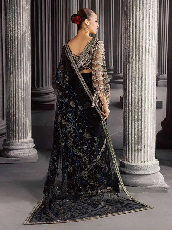 Muse Formals by Nureh Embroidered Net Unstitched Collection'26 (NFM-05)