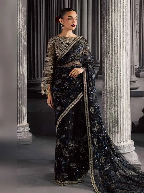 Muse Formals by Nureh Embroidered Net Unstitched Collection'26 (NFM-05)