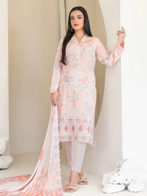 Muskaan Embroidered Printed Staple Collection 2025 by Tawakkal Fabrics (D-4416)