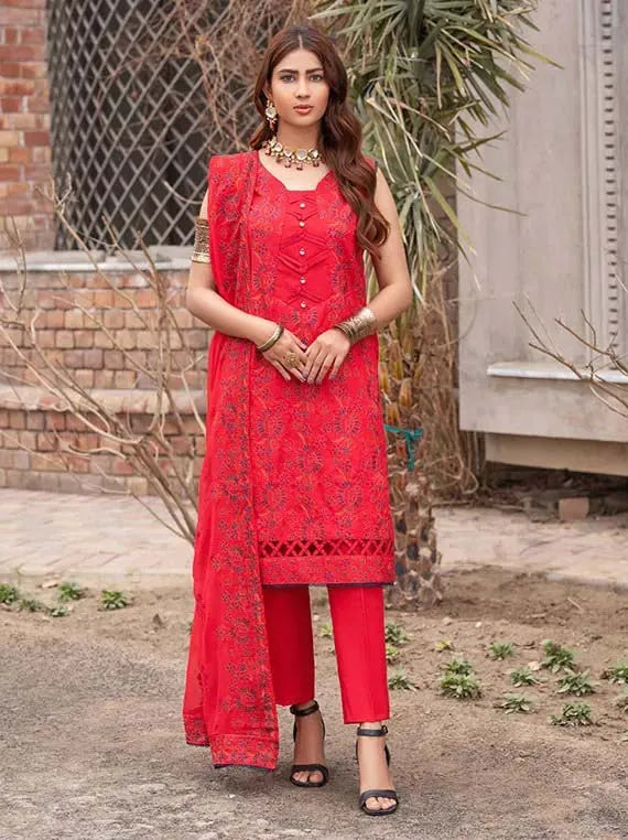 Mysha Embroidered Lawn Collection 2024 By Wania (WL-140)