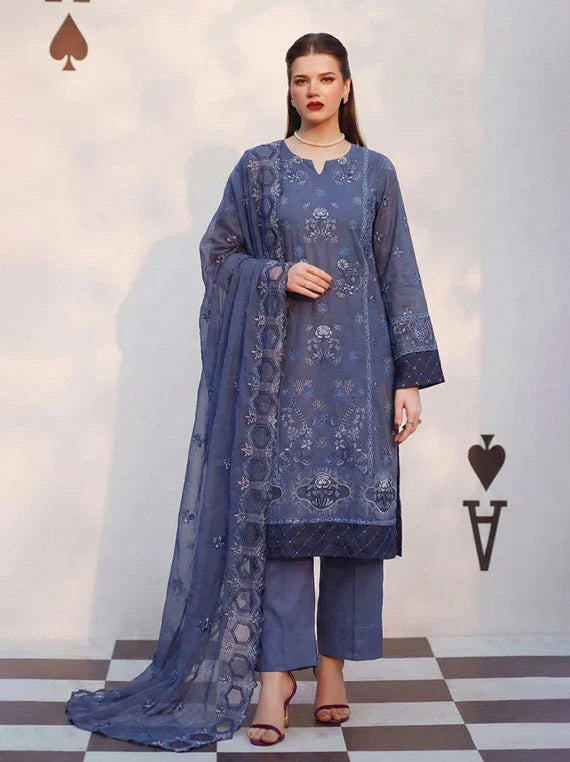 NASEEB by Pearl Arts Fancy Lawn Collection 2026 Vol-52 (D-07)