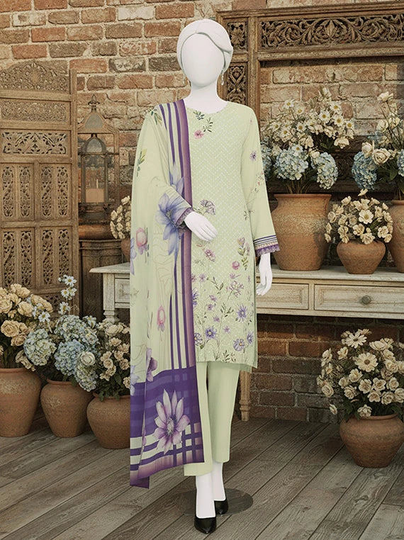 NAZISH by ABC Chikankari Printed Lawn Collection 2026 (D-05)