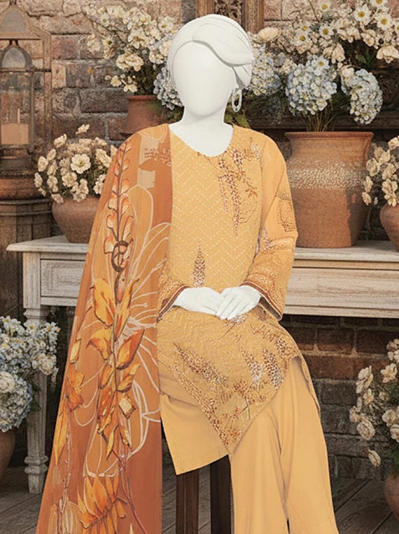 NAZISH by ABC Chikankari Printed Lawn Collection 2026 (D-06)