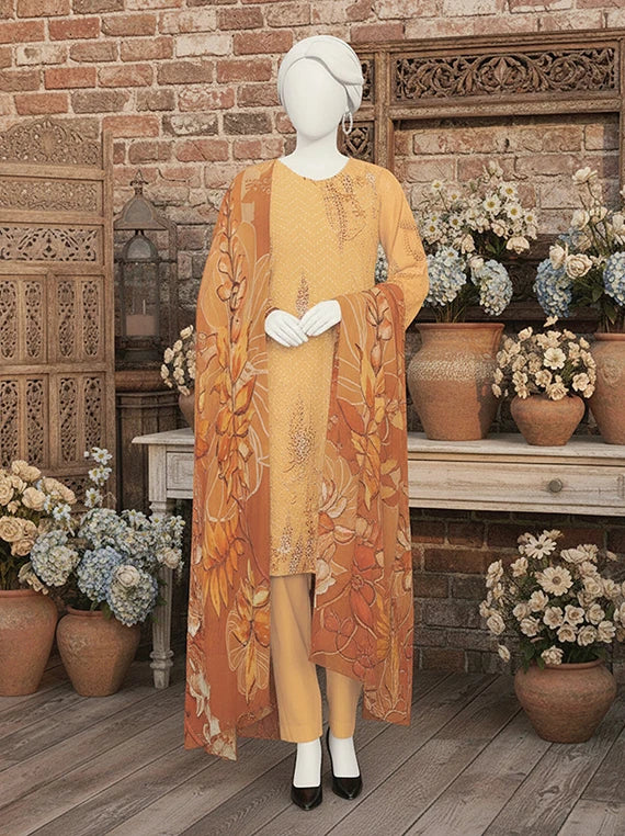 NAZISH by ABC Chikankari Printed Lawn Collection 2026 (D-06)