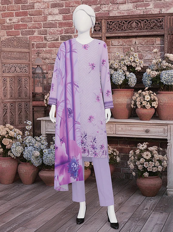 NAZISH by ABC Chikankari Printed Lawn Collection 2026 (D-07)