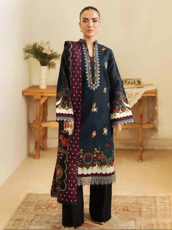 NISSA by RajBari Embroiderd Marina Collection 2025 (D-02)