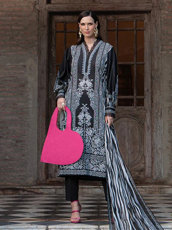 NOIR & BLANC by Gul Ahmed Printed Lawn Collection 2026 (B-62008)