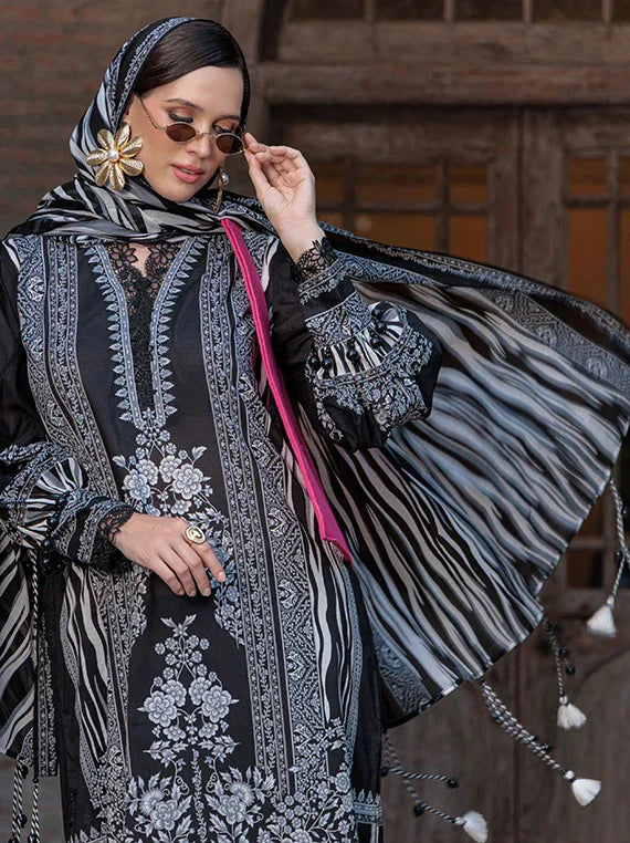 NOIR & BLANC by Gul Ahmed Printed Lawn Collection 2026 (B-62008)