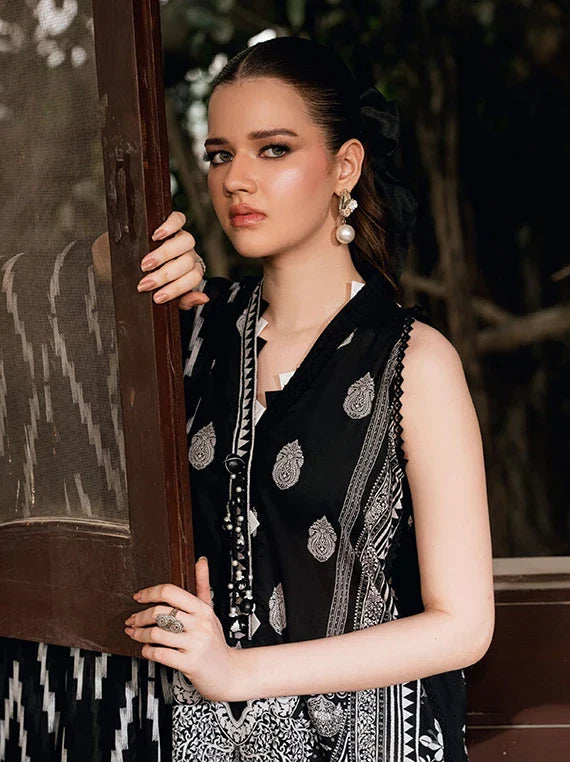 NOIR & BLANC by Gul Ahmed Printed Lawn Collection 2026 (B-62013)