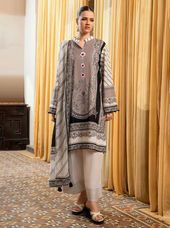 NOIR & BLANC by Gul Ahmed Printed Lawn Collection 2026 (B-62015)
