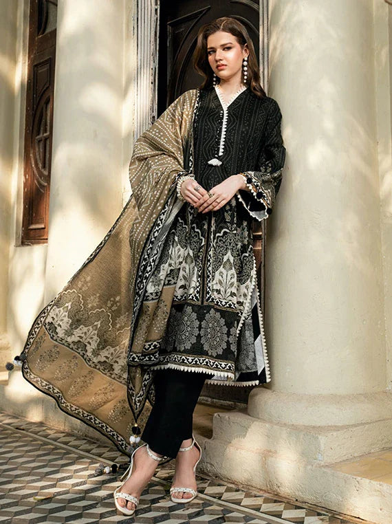 NOIR & BLANC by Gul Ahmed Printed Lawn Collection 2026 (CH-62019)
