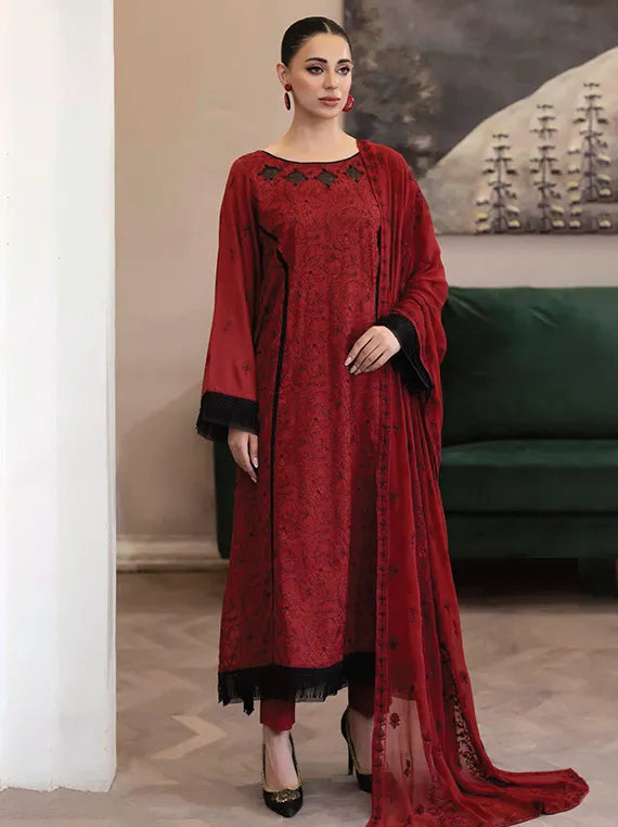 NOOR-E-FAJAR Marjjan Embroidered Karandi Collection 2025 by Raeesa (KR-241)