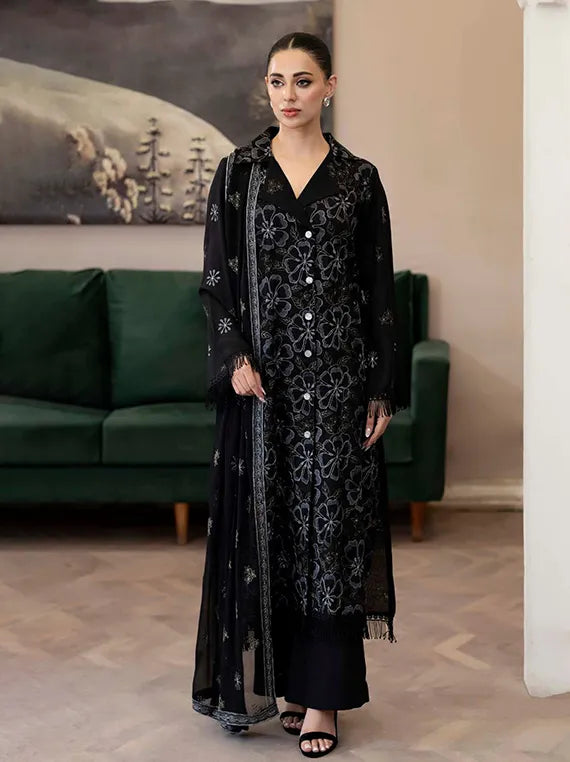 NOOR-E-FAJAR Marjjan Embroidered Karandi Collection 2025 by Raeesa (KR-243)