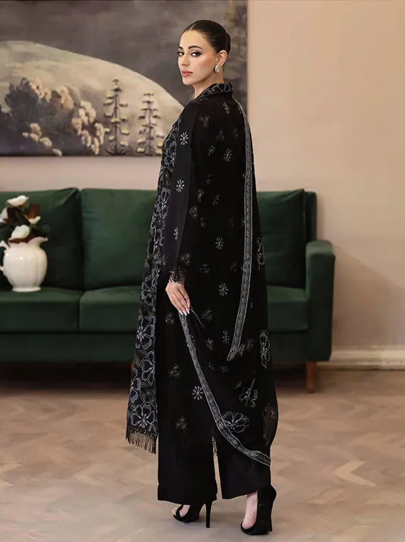 NOOR-E-FAJAR Marjjan Embroidered Karandi Collection 2025 by Raeesa (KR-243)