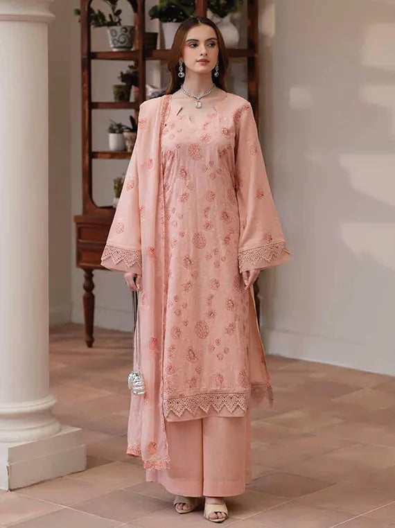 NOOR-E-FAJAR by Miraal Embroidered Karandi Collection 2025 (KR-249)