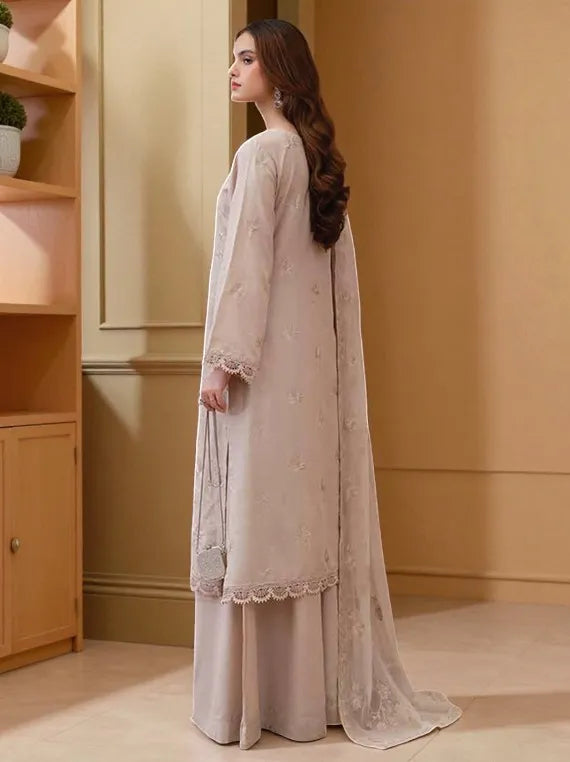 NOOR-E-FAJAR by Miraal Embroidered Karandi Collection 2025 (KR-250)